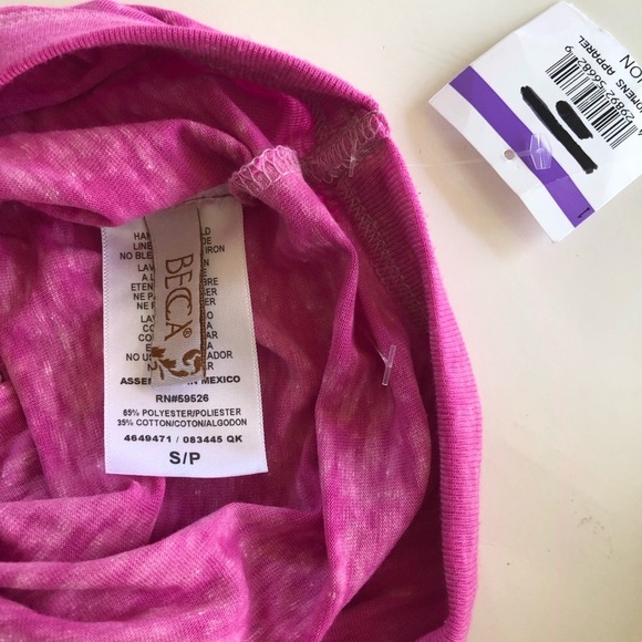 BECCA Woman’s Beach Date Romper V-Neck Plunge  Back Cutout Beach Cover Up Size S - Picture 8 of 14